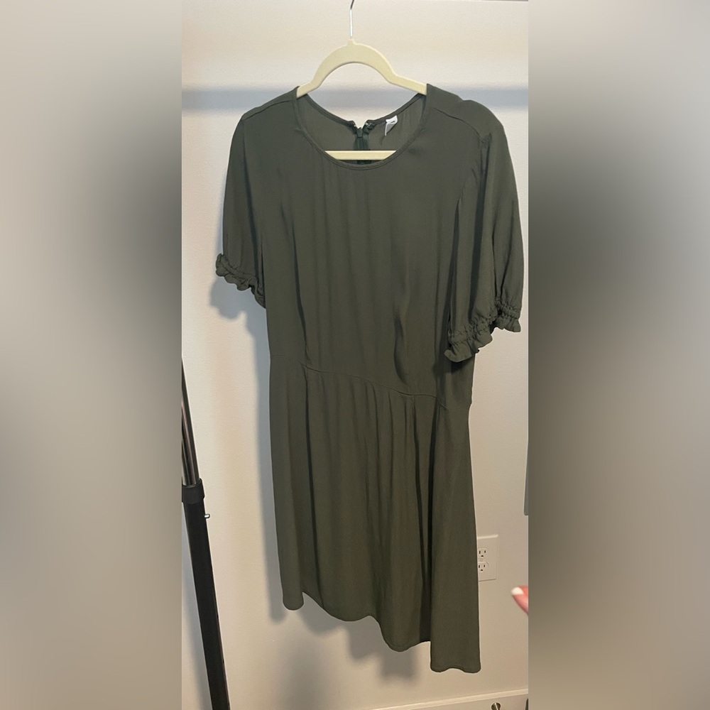 BP green midi dress
